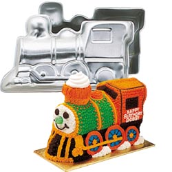 2  part  train cake pan