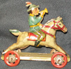 Tin boy on horse