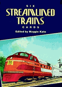 Six Steamlined Trains Postcards